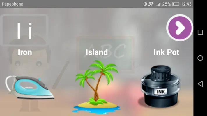 Alphabets Learning android App screenshot 3