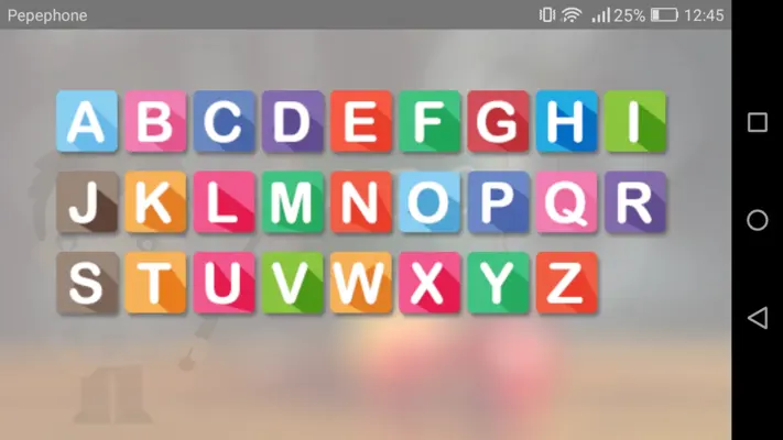 Alphabets Learning android App screenshot 5