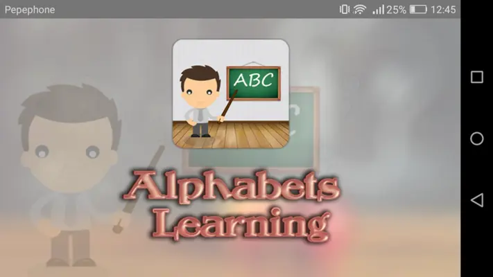 Alphabets Learning android App screenshot 6